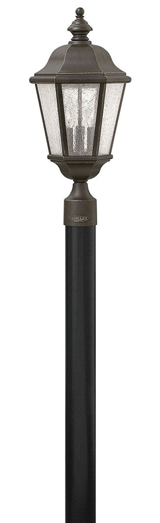 Edgewater Large Post or Pier Mount Lantern in Oil Rubbed Bronze