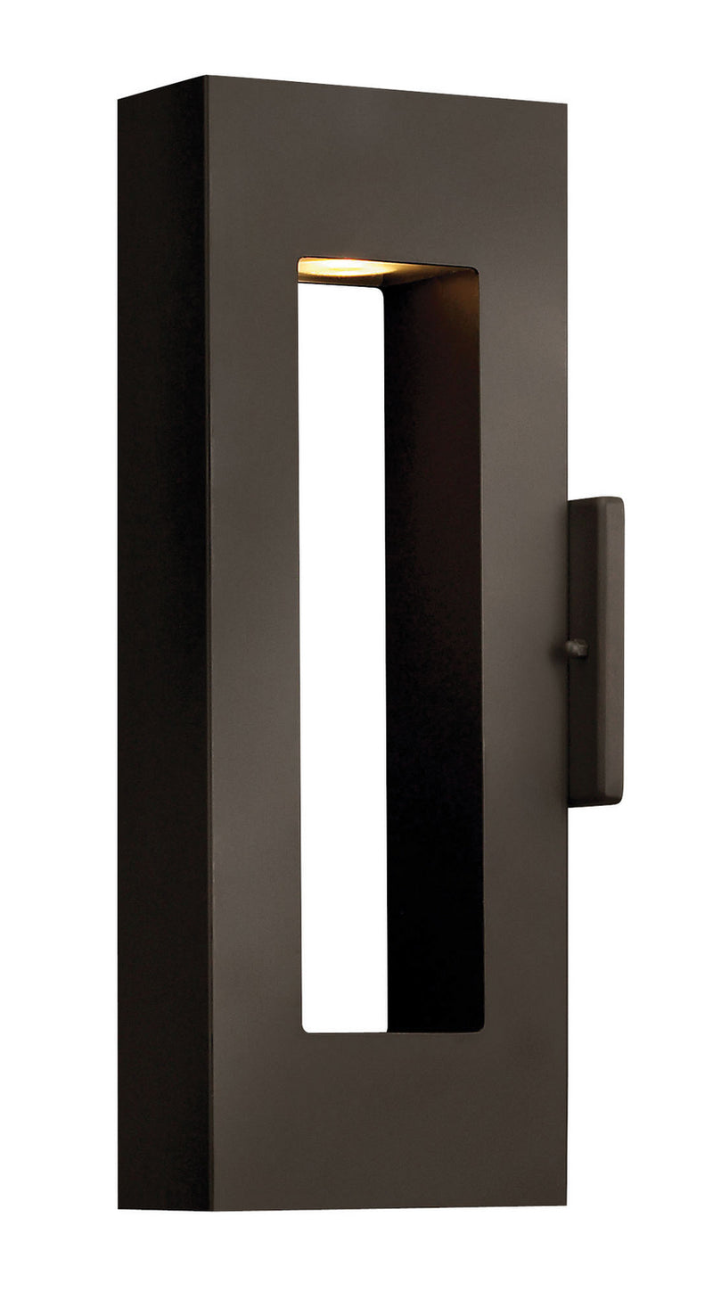 Atlantis Medium Wall Mount Lantern in Bronze - Lamps Expo