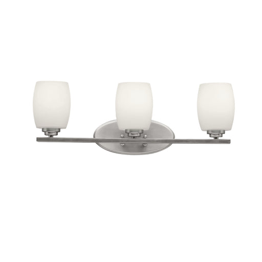 Eileen Bath Sconce 3-Light in Brushed Nickel