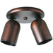 2-Light Multi Directional Roundback Wall/Ceiling Fixture in Urban Bronze