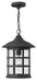 Freeport Large Hanging Lantern in Black
