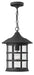 Freeport Large Hanging Lantern in Black