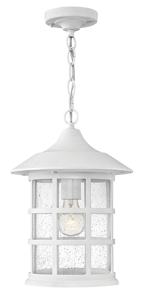 Freeport Large Hanging Lantern in Classic White