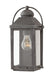 Anchorage Small Wall Mount Lantern in Aged Zinc