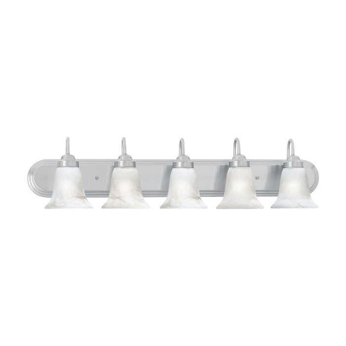 Homestead 5-Light Wall Lamp in Brushed Nickel