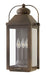 Anchorage Large Wall Mount Lantern in Light Oiled Bronze