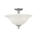 Riva 3-Light Ceiling Lamp in Brushed Nickel
