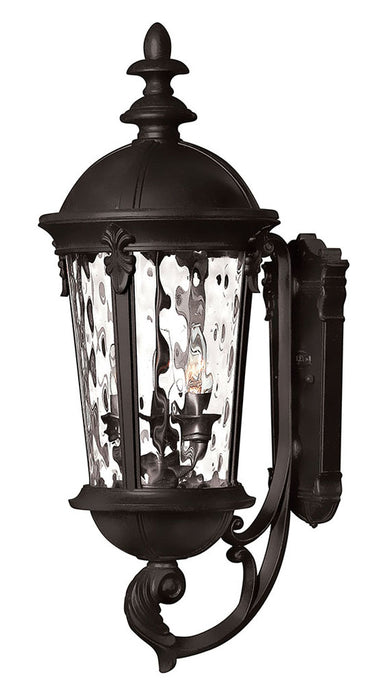 Windsor Medium Wall Mount Lantern in Black