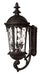 Windsor Medium Wall Mount Lantern in Black