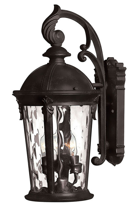 Windsor Small Wall Mount Lantern in Black