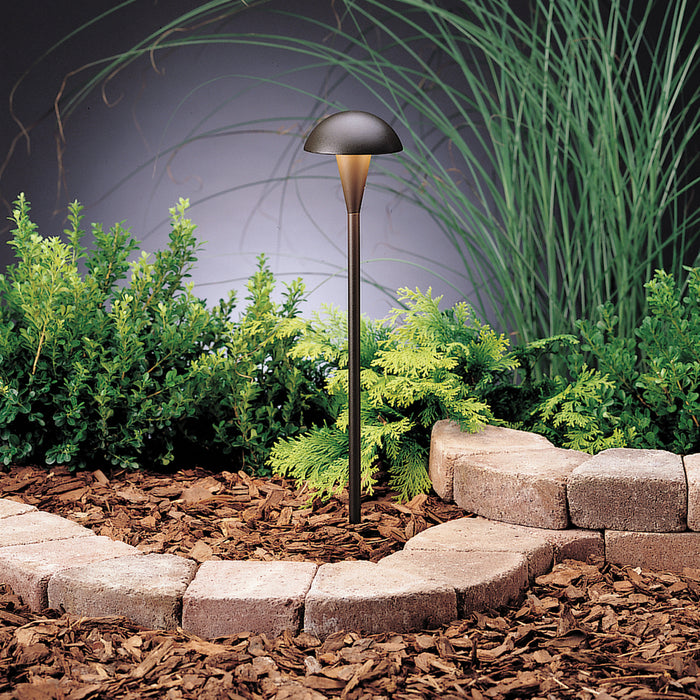 Eclipse Path & Spread 1-Light 12V in Textured Architectural Bronze