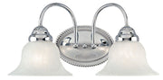 Edgemont 2 Light Bath Vanity in Polished Chrome