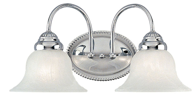 Edgemont 2 Light Bath Vanity in Polished Chrome