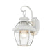 Monterey 1 Light Outdoor Wall Lantern in White