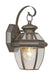 Monterey 1 Light Outdoor Wall Lantern in Bronze