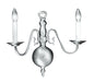 Williamsburgh 2 Light Wall Sconce in Brushed Nickel