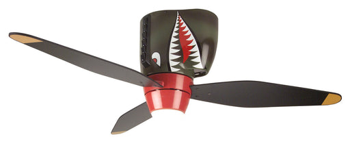 WarPlanes 1-Light Youth 48" Ceiling Fan in WarPlanes Tiger Shark from Craftmade, item number WB348TS3
