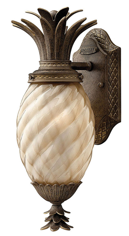Plantation Extra Small Wall Mount Lantern in Pearl Bronze