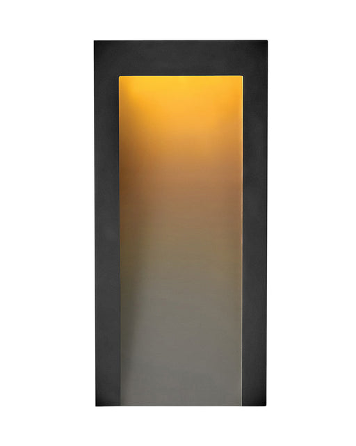 Taper Medium Wall Mount Lantern in Textured Black