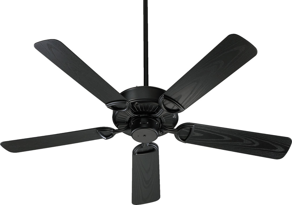 Estate Patio Traditional Patio Fan in Matte Black