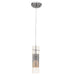Spartan 1-Light Pendant in Brushed Steel Finish