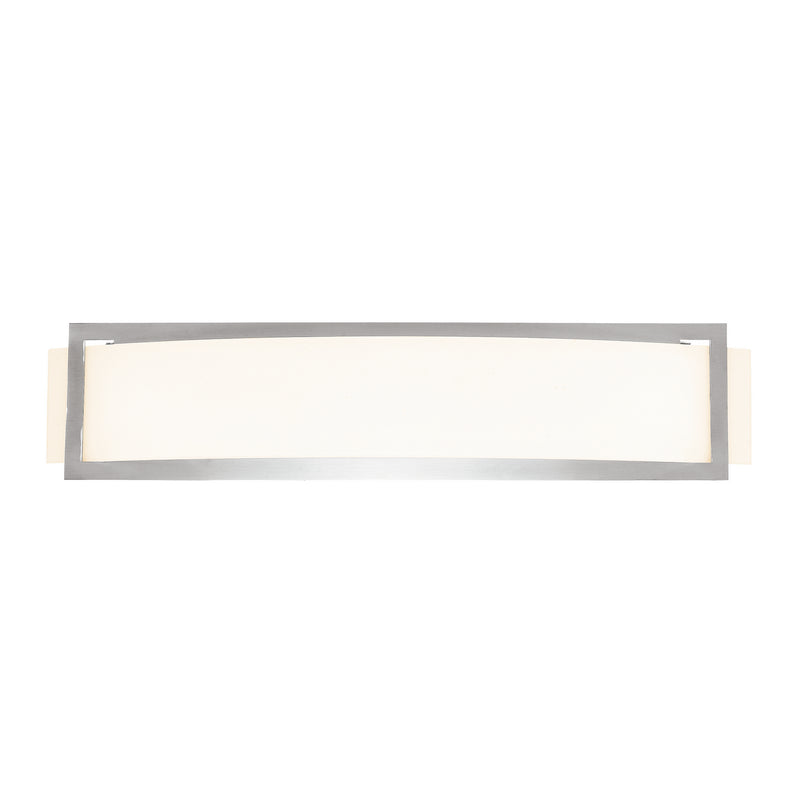 Argon (l) Wall Fixture in Brushed Steel Finish