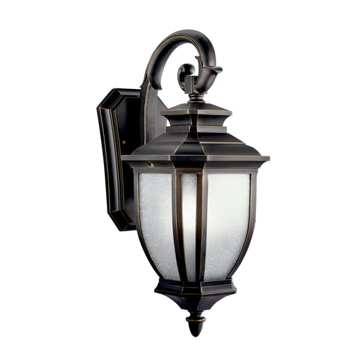 Salisbury Outdoor Wall 1-Light Fluorescent in Rubbed Bronze - Lamps Expo
