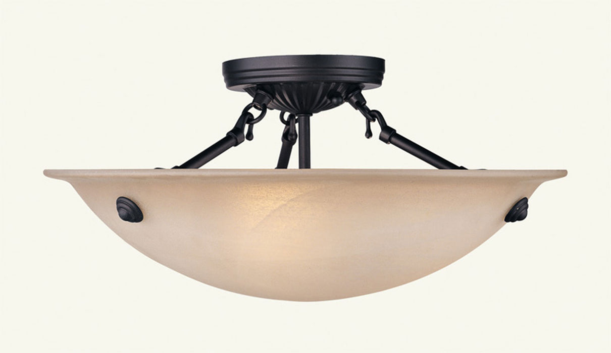 Oasis 3 Light Ceiling Mount in Bronze