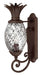 Plantation Small Wall Mount Lantern in Copper Bronze