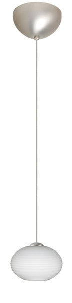 Lasso 1-Light Pendant in Satin Nickel - Lamps Expo