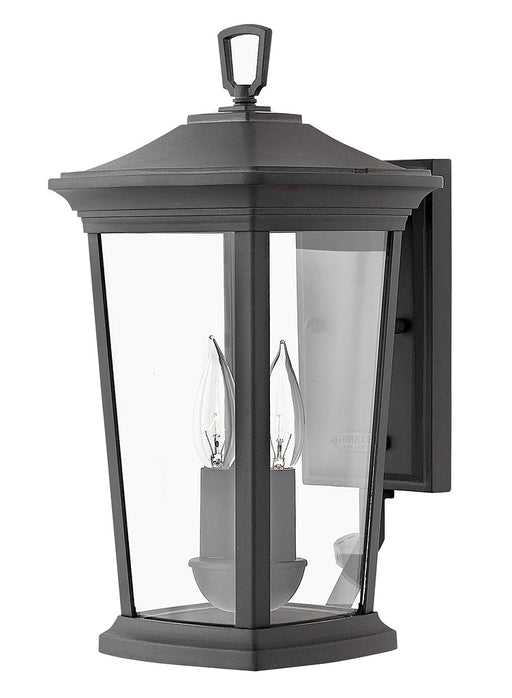 Bromley Small Wall Mount Lantern in Museum Black
