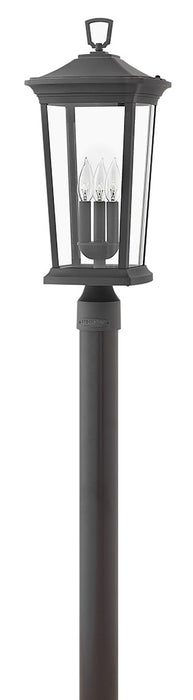 Bromley Large Post or Pier Mount Lantern in Museum Black