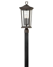 Bromley Large Post or Pier Mount Lantern in Oil Rubbed Bronze