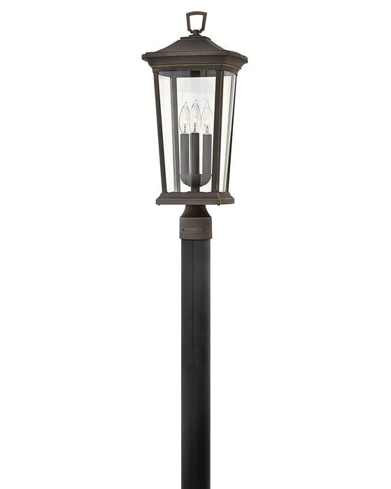 Bromley Large Post or Pier Mount Lantern in Oil Rubbed Bronze