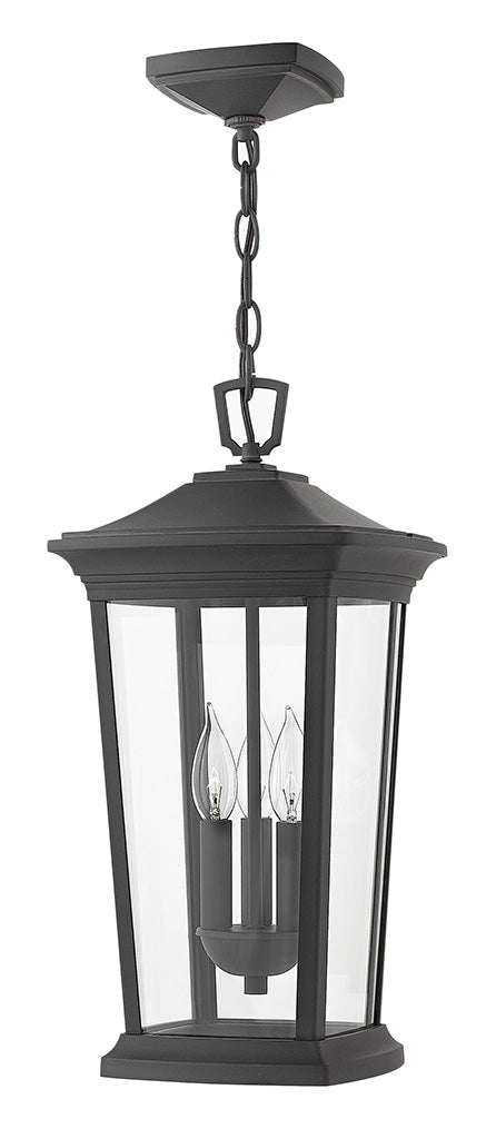 Bromley Large Hanging Lantern in Museum Black