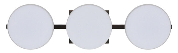 Ciro Three Light Wall Sconce in Bronze - Lamps Expo