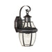 Heritage 1-Light Outdoor Wall Lantern in Painted Bronze