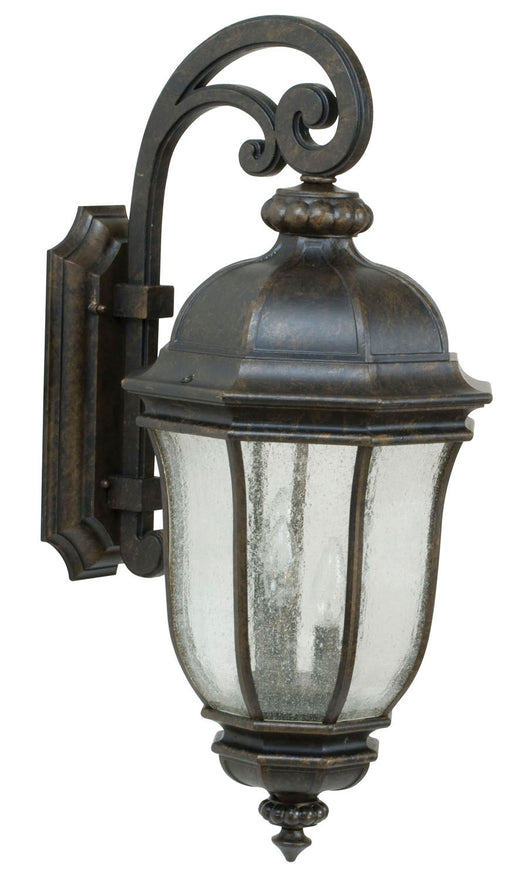 Harper 3-Light Wall Lantern in Peruvian Bronze Outdoor