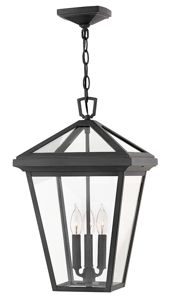 Alford Place Large Hanging Lantern in Museum Black