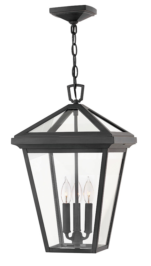Alford Place Large Hanging Lantern in Museum Black