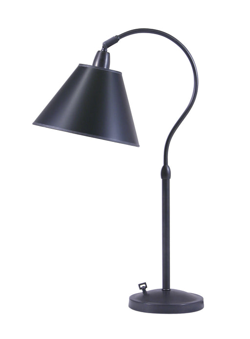 Hyde Park Table Lamp Oil Rubbed Bronze with Black Parchment with Black Parchment Shade