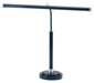 LED Piano Lamp Black with Satin Nickel Accents