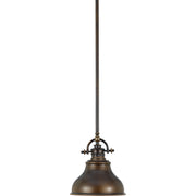 Emery 1-Light Mini Pendant in Palladian Bronze