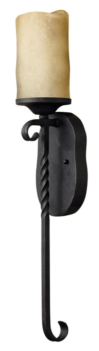 Casa Single Light Sconce in Olde Black