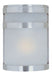 Arc 1-Light Outdoor Wall Lantern in Stainless Steel