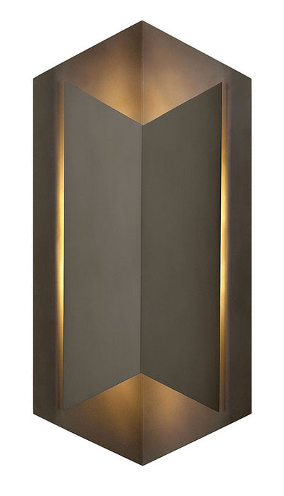 Lex Large Wall Mount Lantern in Bronze