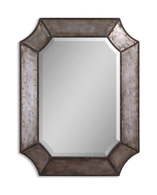 Uttermost's Elliot Distressed Aluminum Mirror Designed by Billy Moon