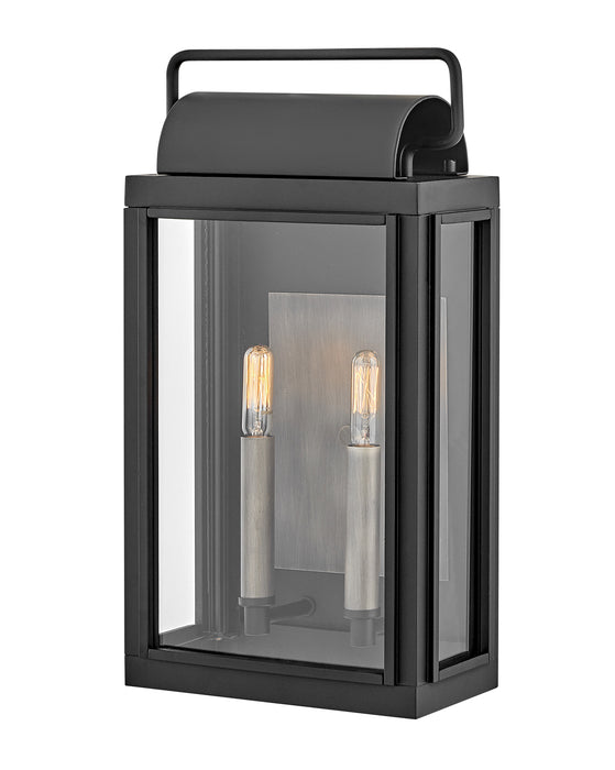 Sag Harbor Medium Wall Mount Lantern in Black