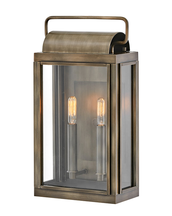 Sag Harbor Medium Wall Mount Lantern in Burnished Bronze