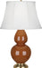 Robert Abbey (1757) Double Gourd Table Lamp with Ivory Stretched Fabric Shade